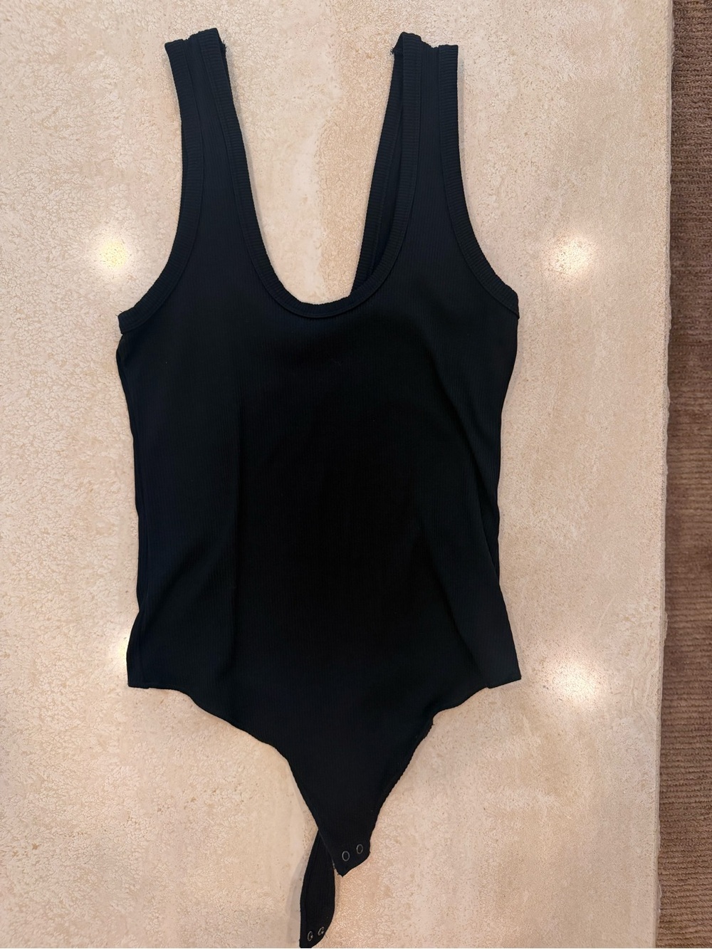 Abercrombie Scoop Tank Ribbed Soft Collection Bodysuit, Like New, Work Once